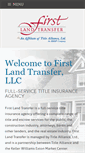 Mobile Screenshot of firstlandtransfer.com